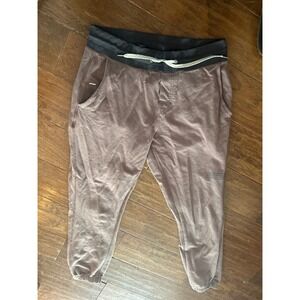 Vuori Jogger Pants Cropped Joggers Brown Cotton‎ Blend Size Small